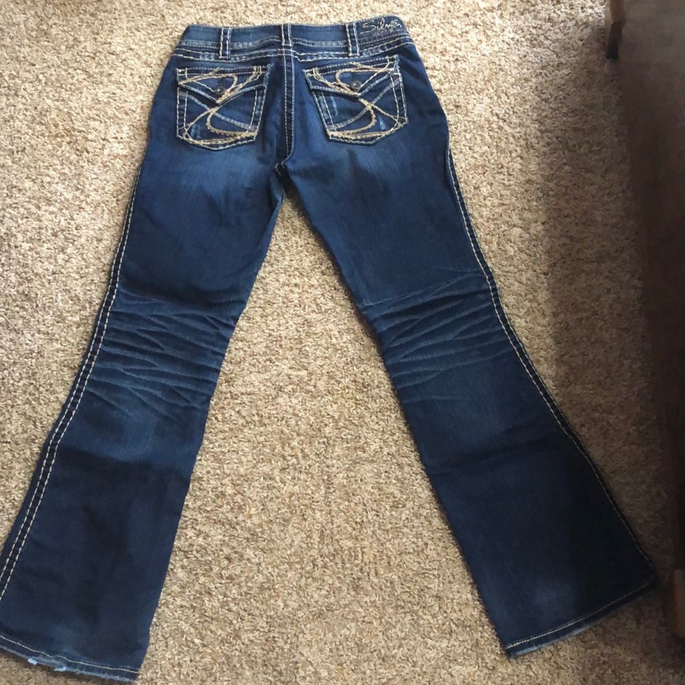 Silver jeans